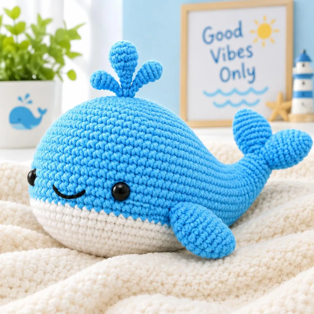 Splash Whale Plushie